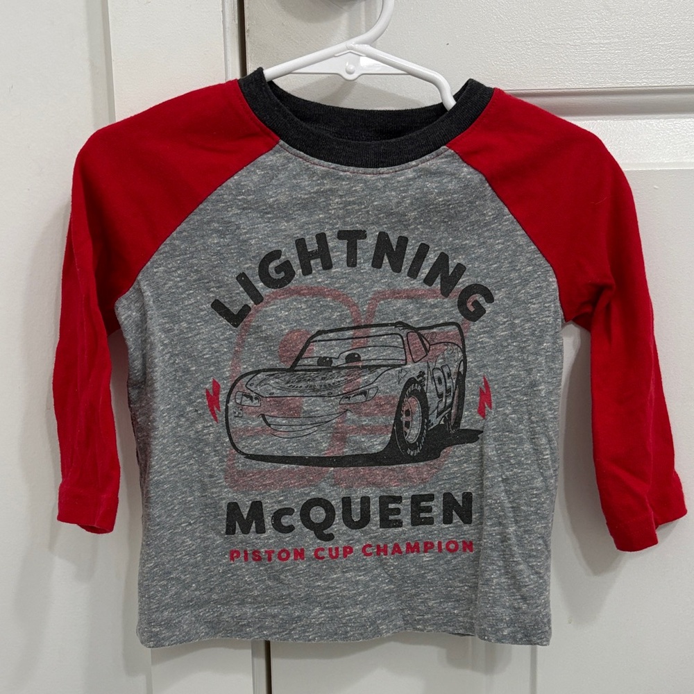 Lightning McQueen Raglan Sleeve Shirt